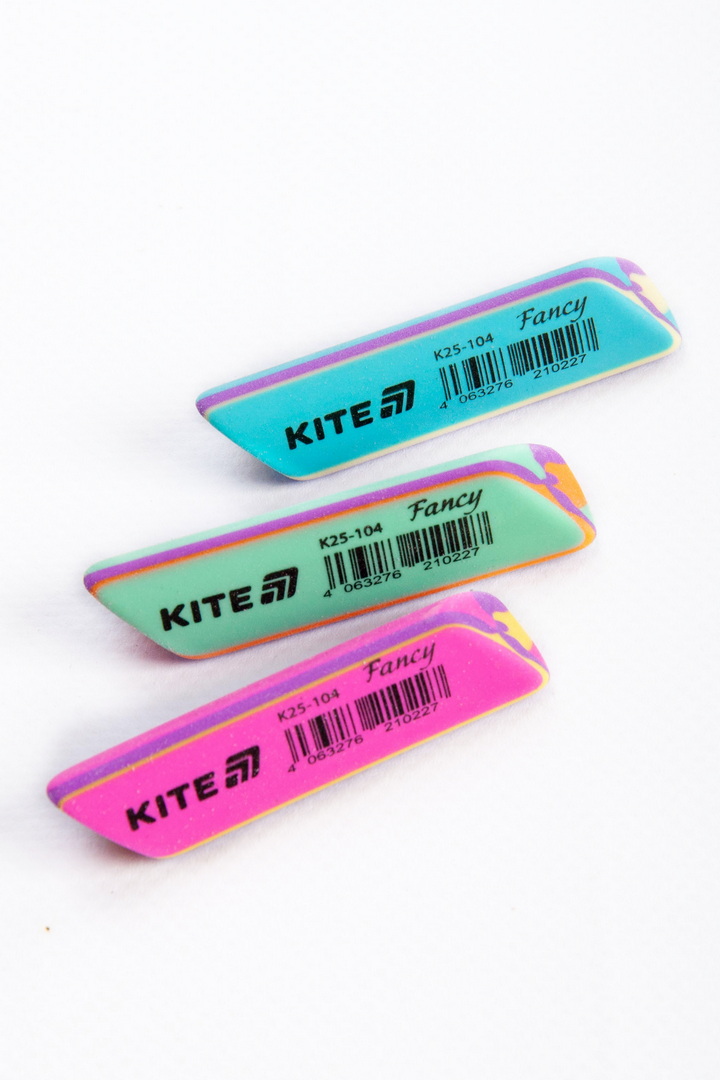 Гумка, кольорова, асорті, "Fancy", KITE 